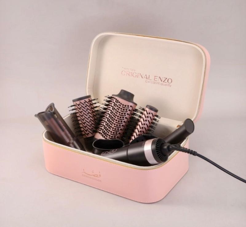 سشوار برس‌دار چرخشی 1500 وات انزو پروفیشینال مدل EN-760 7in1