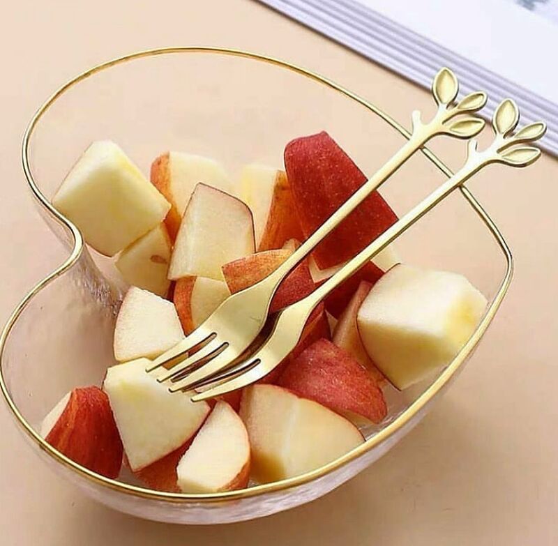 قاشق برگ طلایی