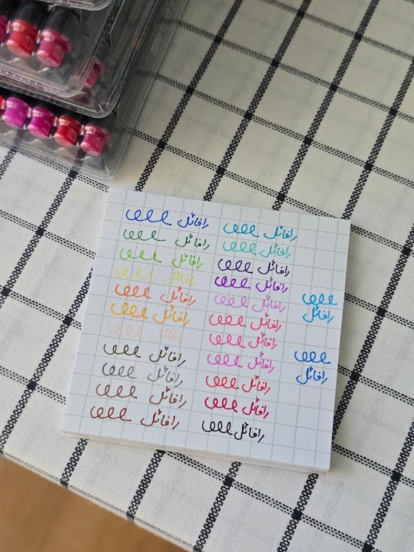 خودکار نوک نمدی 24 رنگ