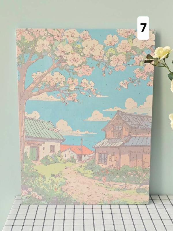نقاشی شماره دار 30×40 (تابلوی رنگ آمیزی)