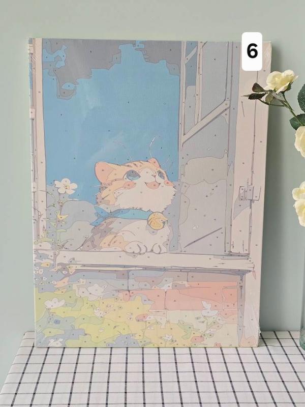 نقاشی شماره دار 30×40 (تابلوی رنگ آمیزی)