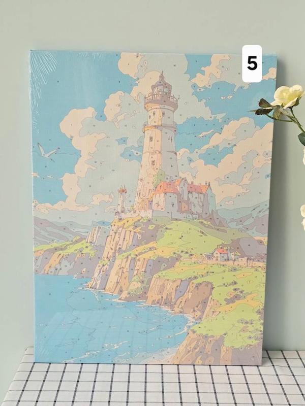 نقاشی شماره دار 30×40 (تابلوی رنگ آمیزی)