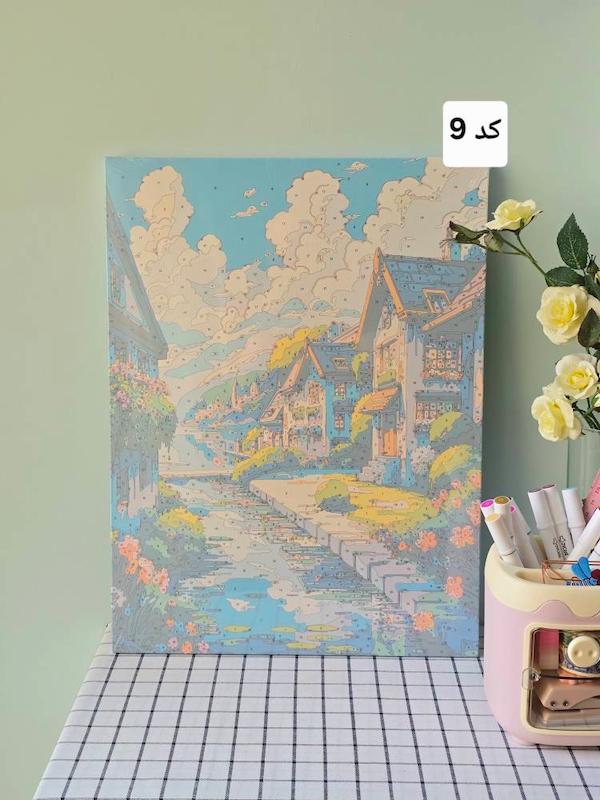 نقاشی شماره دار 30×40 (تابلوی رنگ آمیزی)