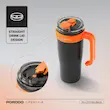 شیکر ورزشی شارژی پرودو مدل PD-LFST159-BKOG با ظرفیت 0.9 لیتر