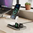 شارژر بی‌سیم 3 در 1 گرین لاین مدل Green Lion 3-in-1 Wireless Charger GN3IN1MWCBK