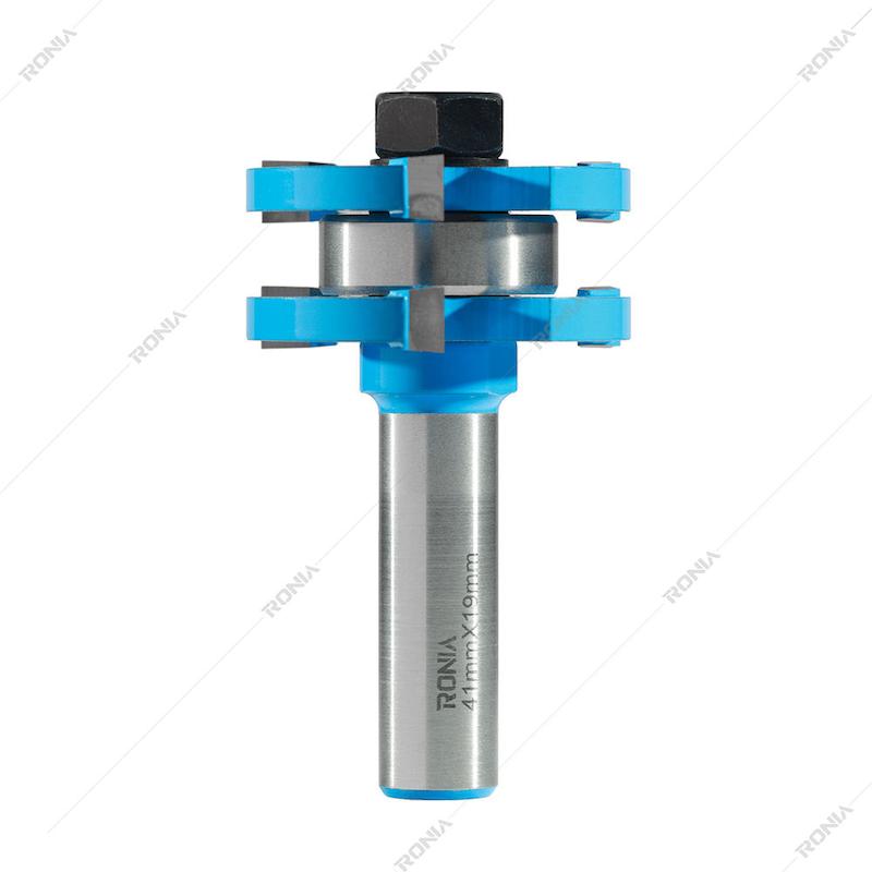 تیغ  اتصال فاق و زبانه قطر 41 کارگیر 19 شفت 12 برند رونیا 