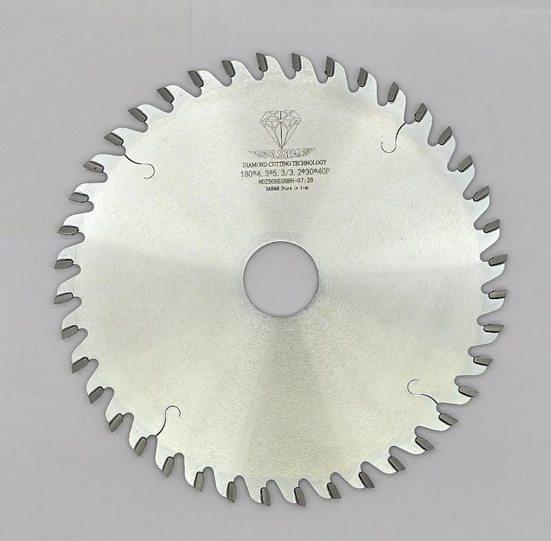 تیغ اره خط زن یک تکه 40 دندانه قطر 180 میلی متر  TOOLS WANG