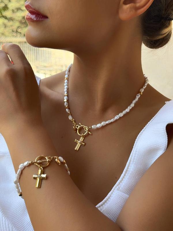 نیم ست‌مروارید 🍂🧺