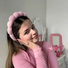 ست تل مارشمالو ،مچ بند و پد آرایشی آلبالو🍒