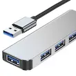 هاب 4 پورت TSCO USB3.0 مدل THU 1142 - خاکستری (گارانتی 12 ماهه تسکو)