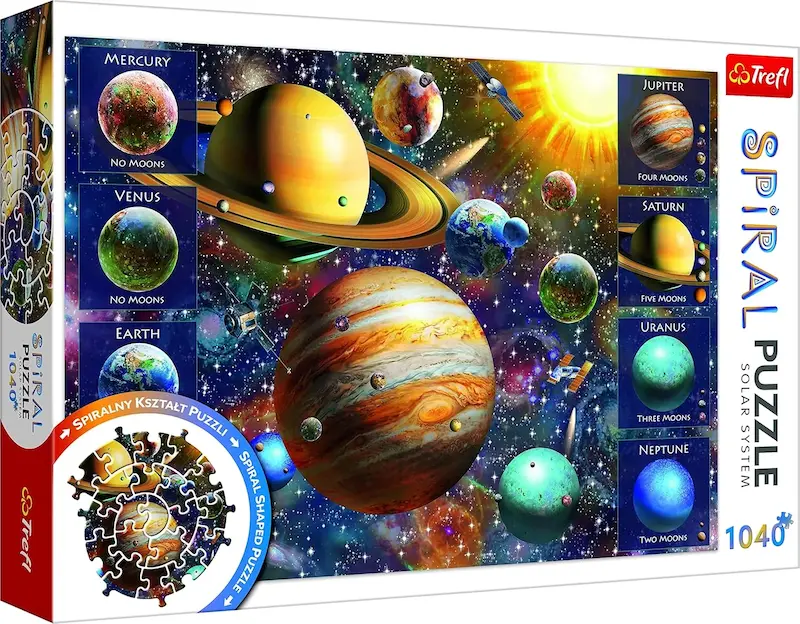  پازل ۱۰۴۰ تکه منظومه شمسی – مارپیچی