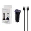 شارژر فندکی فست و PD تک پورت Samsung مدل YSC0502 25W به همراه کابل شارژ Type-C To Type-C - مشکی - RYL