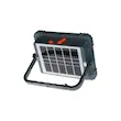 چراغ شارژی کمپینگ پایه دار مدل XJ-D005 (دارای پنل خورشیدی) - طوسی - YSP