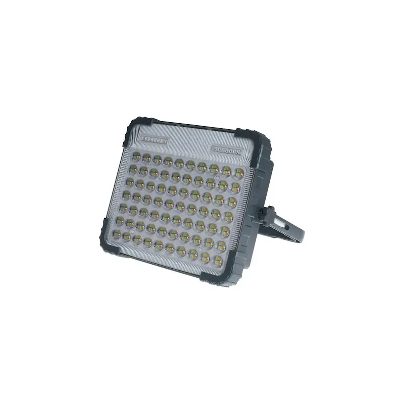 چراغ شارژی کمپینگ پایه دار مدل XJ-D006 (دارای پنل خورشیدی) - طوسی - YSP
