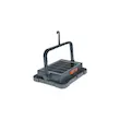 چراغ شارژی کمپینگ پایه دار مدل XJ-D006 (دارای پنل خورشیدی) - طوسی - YSP