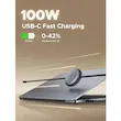 کابل شارژ PD و فست UGREEN Type-C To Type-C مدل Nexode L531 100W - خاکستری (گارانتی 18 ماهه آسان پیشرو)(65905)