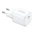 شارژر دیواری PD و فست تک پورت UGREEN مدل Nexode CD318 20W - سفید (گارانتی 18 ماهه آسان پیشرو)(15324)