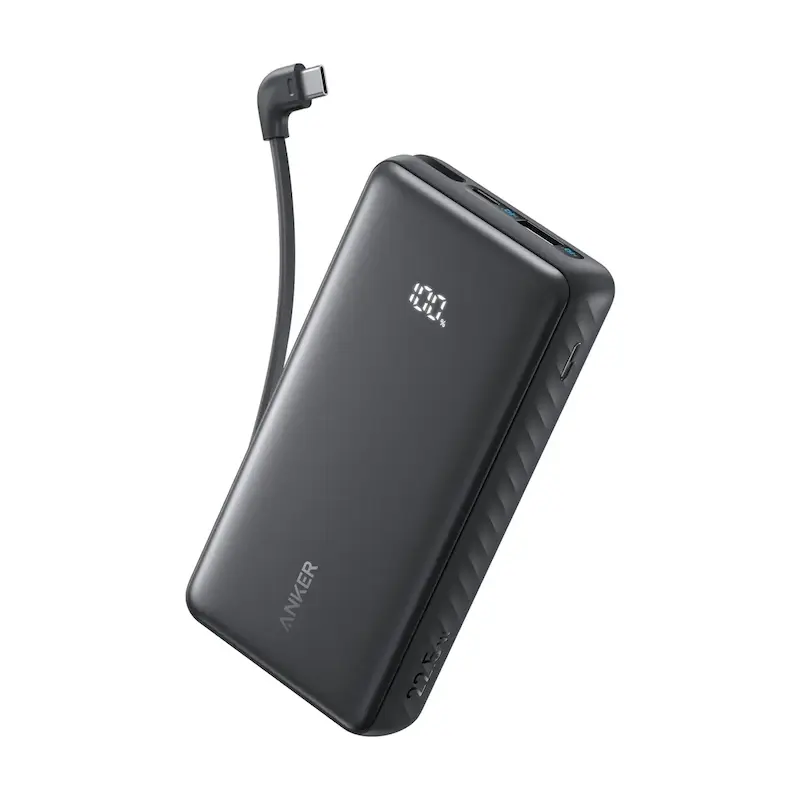 پاوربانک فست شارژ Anker 20000mAh مدل A110EP11 22.5W - مشکی (گارانتی شش ماهه شرکتی)