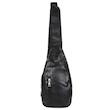 کیف تک بند مدل Body Bag چرمی - مشکی - کد1