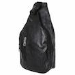 کیف تک بند مدل Body Bag چرمی - مشکی - کد1