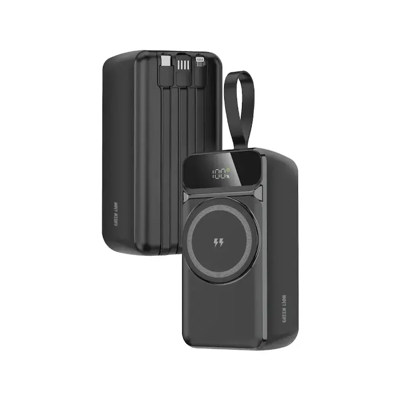 پاوربانک PD و فست شارژ Green Lion 20W 40000mAh مدل Everton GNEVRTN40KBK - مشکی (گارانتی 6 ماهه شرکتی)