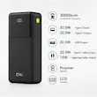 پاوربانک PD و فست شارژ KPG 30000mAh مدل PD-39 22.5W - مشکی - kZN (گارانتی شش ماهه Kezen)