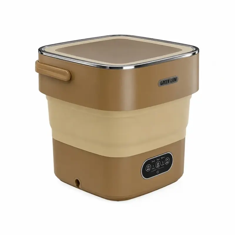 ماشین لباسشویی تاشو Green Lion مدل Fold Wash GNFLDWSH13LKI - نسکافه ای (گارانتی 6 ماهه شرکتی)