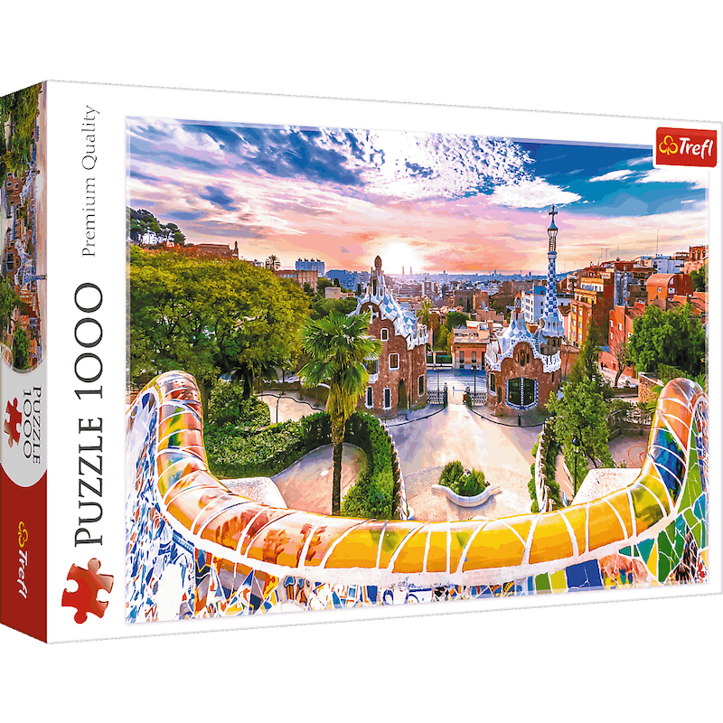 Puzzle "1000 pcs"  Sunset Over Barcelona, Spain
