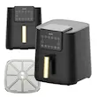 سرخ کن بدون روغن Deerma مدل KZ120W - مشکی (گارانتی 12 ماهه شرکتی) پک ضعیف