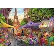 Puzzle "1000 pcs" Tea Time Flower Market, Paris