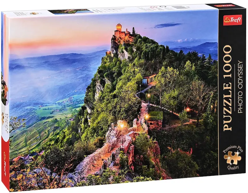 Puzzle "1000 pcs"Photo Odyssey Cesta Tower, San Marino