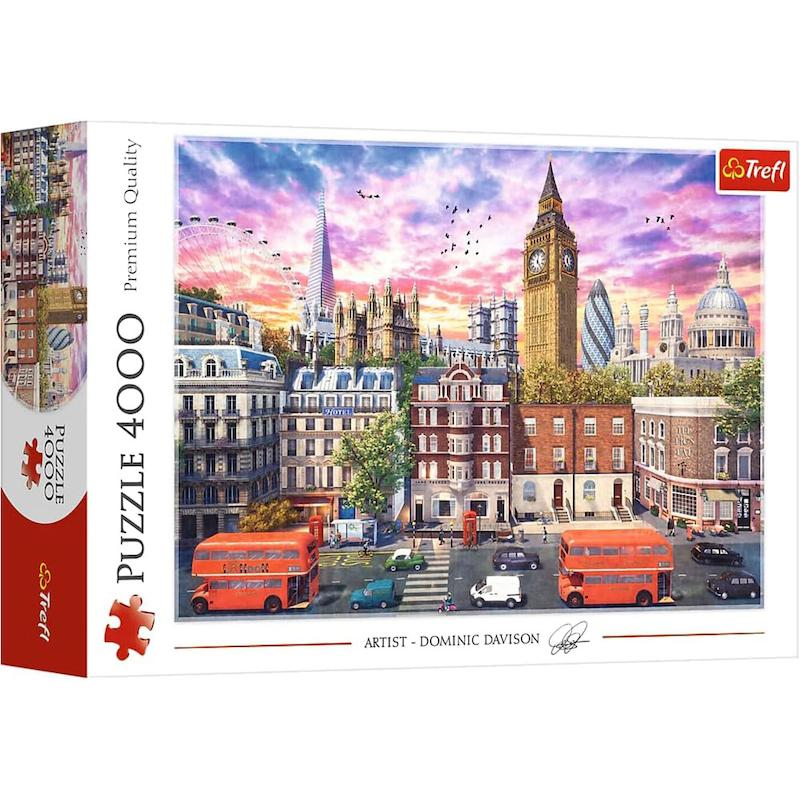 Puzzle "4000 pcs" Walking Around London