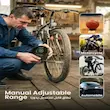 پاوربانک فست شارژ ، جامپ استاتر و پمپ باد تایر Porodo مدل GAGEFIT PDCC218BK - مشکی (گارانتی 12 ماهه بامداد)