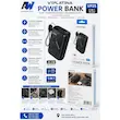 پاوربانک PD و فست شارژ Yesido 22.5W 20000mAh مدل VP25 - مشکی (گارانتی شش ماه تعویض نیکان همراه)