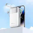 پاوربانک PD و فست شارژ ProOne 30000mAh مدل Volto 30 PPB5304 22.5W - سفید