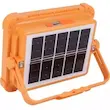 چراغ شارژی کمپینگ پایه دار مدل Solar 1000w (دارای پنل خورشیدی) - نارنجی