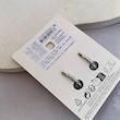 گوشواره سیاه‌قلم برند orsay کریستال اصل