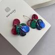 گوشواره صدف رنگارنگ برند orsay