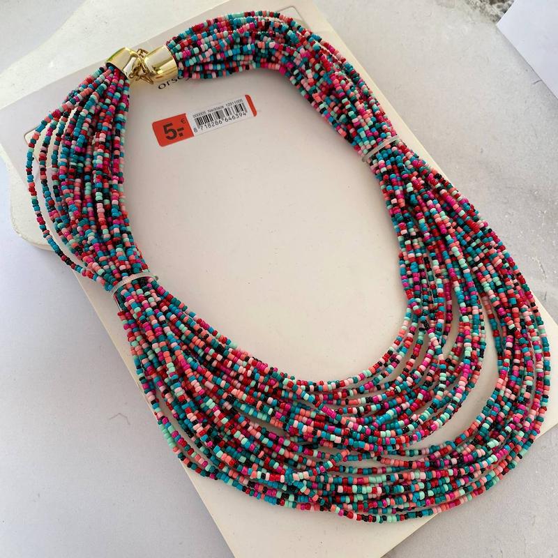 گردنبند ۳۰ ردیفه‌ی برند orsay