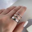 حلقه‌های استیل در سه سایز