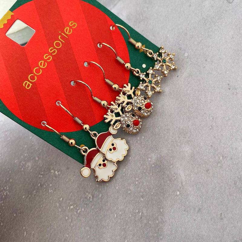 پک گوشواره کریسمسی