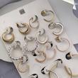 پک گوشواره حلقه‌ای ده‌جفتی