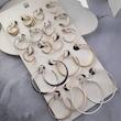 پک گوشواره حلقه‌ای ده‌جفتی