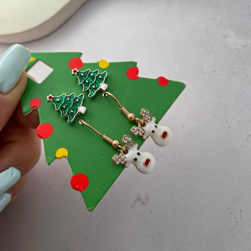پک گوشواره کریسمسی