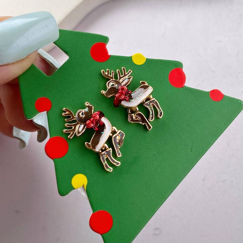 گوشواره کریسمسی متحرک