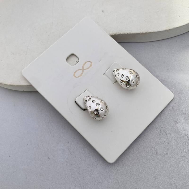 گوشواره اشکی نگین‌دار برند orsay