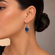 گوشواره سیاه‌قلم کریستال یاقوتی برند orsay