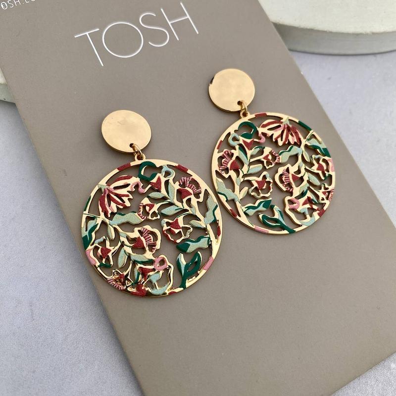 گوشواره میناکاری برند orsay