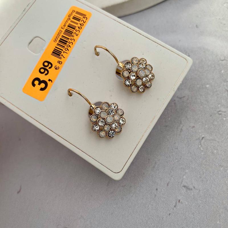 گوشواره فول کریستال سوارسکی برند orsay