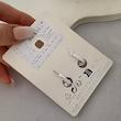 گوشواره کریستال سنگ زیرکنیای اصل از برند orsay